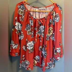 EUC Floral Blouse | XL